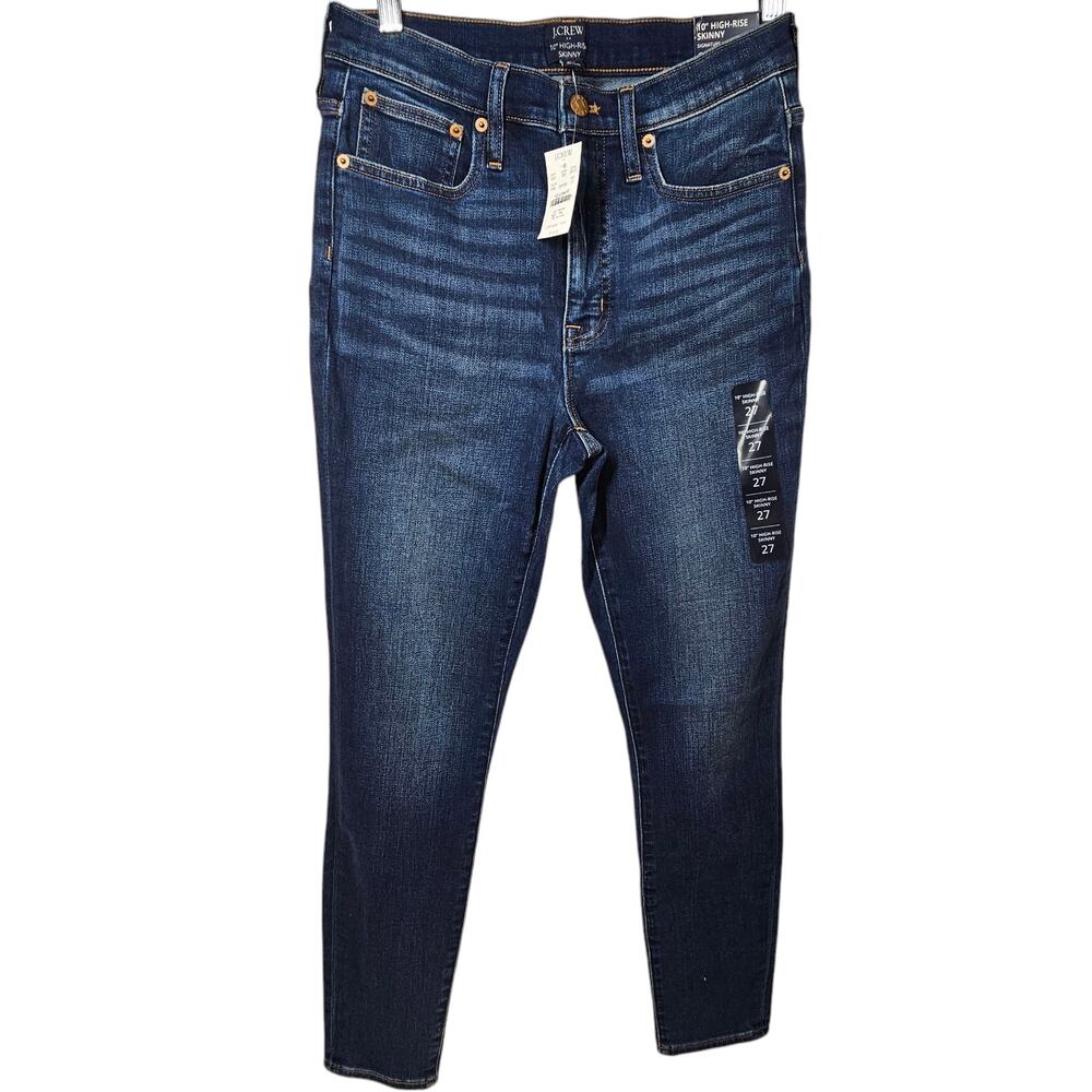 J. Crew Factory 10" High Rise Skinny Denim Jeans NWT Size 27